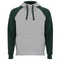 Heren Hoodie Badet Roly SU1058 grijs-bottle green